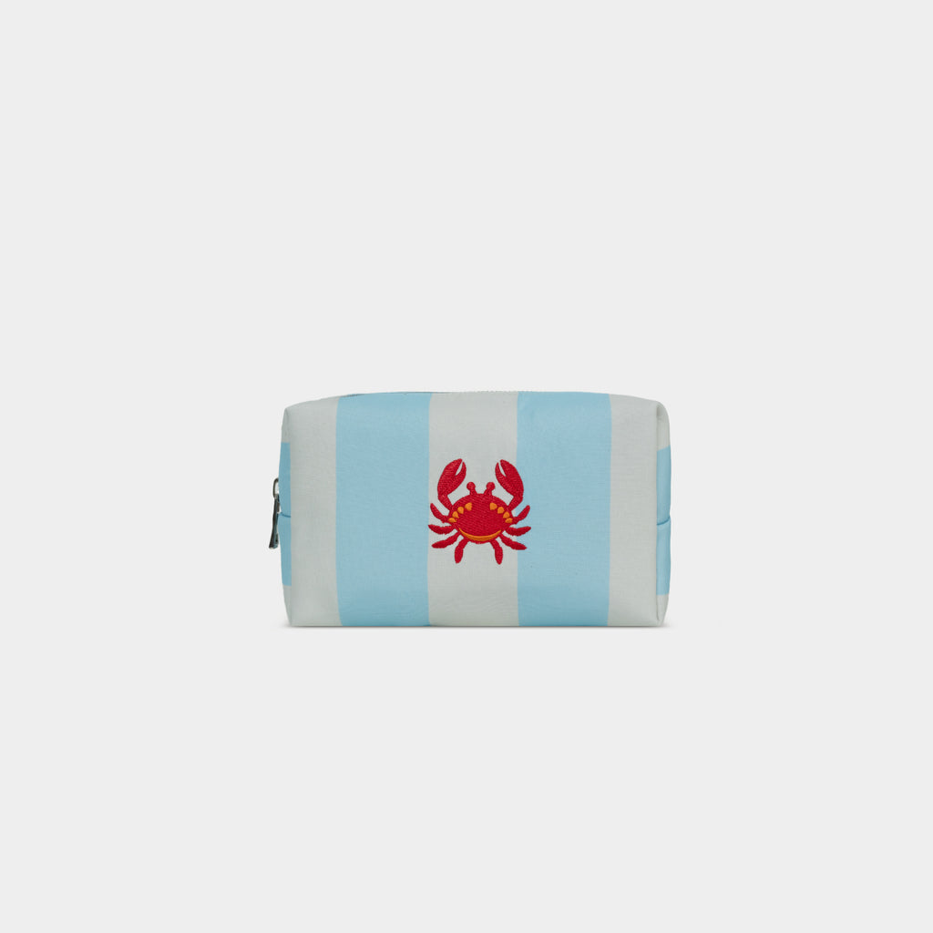 Crab Striped Pouch
